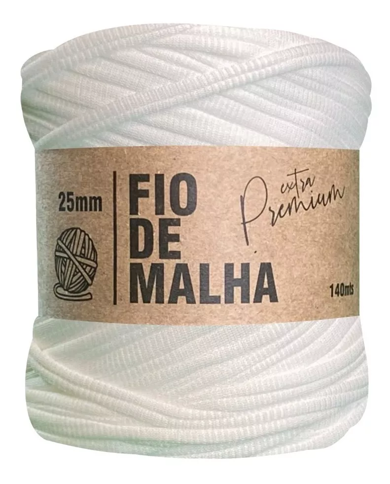 Fio De Malha Premium 140metros Para Crochê - Varias Cores