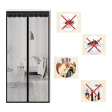 Cortina De Puerta Imantada, Malla Mosquitero Para Puerta