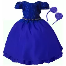 Vestido De Festa Infantil Royal Luxo Menina Criança 4 Ao 14