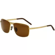 Lentes Sol Porsche Design P8643 Square Polarized 59mm Suns