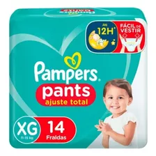 Fralda Pampers Pants Xg Com 14 Unidades 