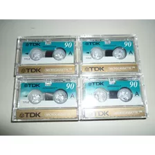 Cintas De Audio Microcassette Tdk Mc90. Pack De 4.