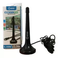 Antena Digital Interna Amplificada Hdtv/uhf/vhf Cabo 3 Mts