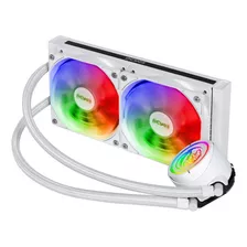 Water Cooler Pcyes Nix 2 Argb 240mm Tdp 250w Branco Led Rgb