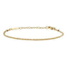 Pulsera De Cadena Trenzada Elan De Daniel Wellington En Oro