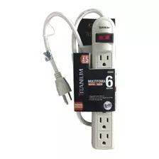 Multitomas Electrico 6 Entradas Con Protección