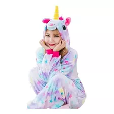 Unicórnio Pijama Kigurumi Disney Infantil E Adulto 