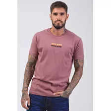 Remera Manga Corta De Algodon Estampada - Brad - Hombre