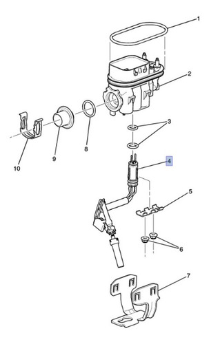 Inyector Combustible Gmc Sierra 1500 4.3l V6 2007 Foto 6