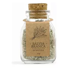 Sálvia Branca - Potinho De Vidro Com 15g - Fênix