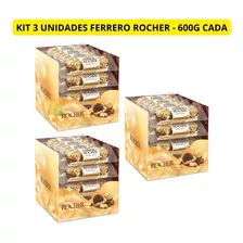 Kit Com 3 Caixas Chocolate Ferrero Rocher - Original