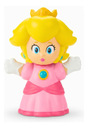 Boneco Fisher-price Super Mario Little People Original Princesapeach