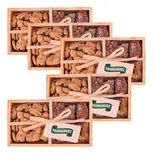 Canasta De Madera Con Nueces Y Dátiles Azucarados (5 Pack)