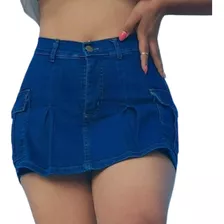 Pantalón Mujer Short Pollera Elastizado Calce Perfecto 36/46