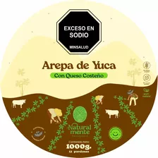 Arepa De Yuca Con Queso Costeño 1000 Gr