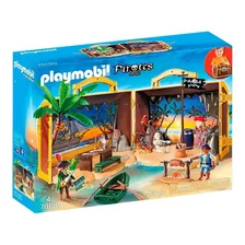 Playmobil Maletin Tipo Cofre Isla De Los Pirata Febo