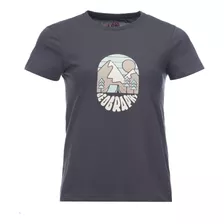 Polera Mujer Liquen Grafito Geography