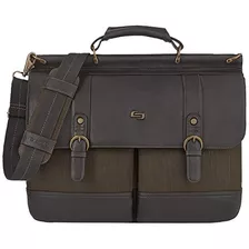 | Solo Thompson 15.6 Inch Briefcase With Padded Laptop