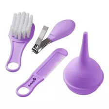 Set Cuidado Higiene Del Bebé X4 Artículos Safety 1st Color Púrpura