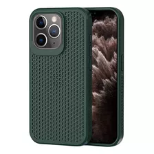 Funda De Disipación De Calor Verde Oscuro Para iPhone 11 Pro