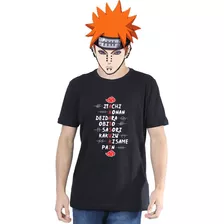 Akatsuki Camiseta Anime Personagens Itachi Pain 100% Algodão