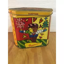 Lata Vazia Panetone Bauducco ( Romero Brito )