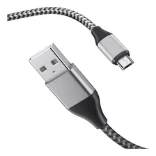 Audífonos Tpltech Usb A Micro Usb, Negro Y Gris/5 Pies