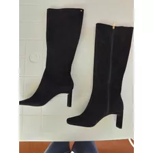 Botas Prune Caña Alta Gamuza