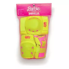 Set De Protecciónes Para Patines Impala Barbie Bright