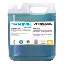 Detergente Liquido Para Ropa Ultra Poder 5 Litros Prime 