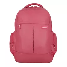 Mochila Samsonite Acceleration Citadel Color Rosa Diseño De La Tela Liso