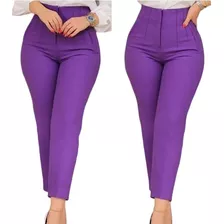 Pantalon De Dama Moño Ala Cintura 