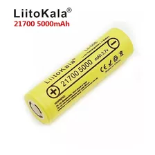 Bateria Liitokala 21700 5000 Mah 3.7-4.2v 50a - Original!!