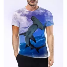 Camiseta Tubarão Martelo Peixe Oceano Caçador Mar 5