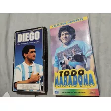 Películas En Casette De Maradona