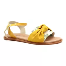 Sandalias Casual De Dama 225450-107 Multi Mostaza