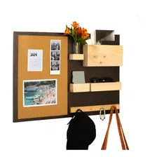 Organizador Tablero De Pared Para Escritorio Corcho