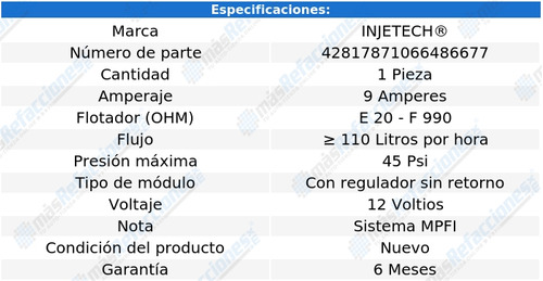 Bomba Gasolina Jeep Grand Cherokee 6cil 3.7 2005 Foto 2