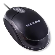 Mouse Óptico Usb Classic Mo179 Multilaser Bt Box Preto