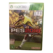 Pes 2018 Xbox 360 Em Português Original Em Mídia Física