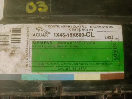 Modulo Control Bcm Jaguar X-type 03 #301-23 Foto 6