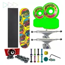 Skate Santa Cruz Completo Profissional Rodas Dum Dum 