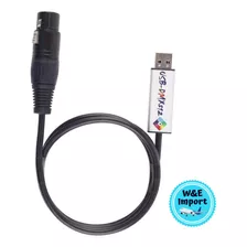 Controlador Adaptador De Interfaz Xlr Usb A Dmx-512 