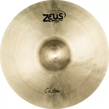 Prato Bateria Ataque Zeus Custom Crash 16 Zcc16 Bronze B20