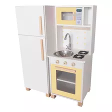 Kit Mini Cozinha Infantil Com Geladeira