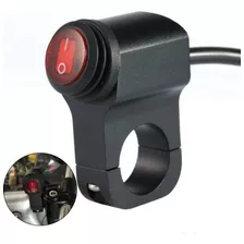 Botón Interruptor Switch De Metal Para Manubrio Moto 12v