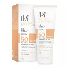 Bb Cream Facial Fler Protetor Solar Defense 50 - 45g Clara