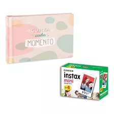 Album Instax Mini + Filme De 60 Poses Cor Branco Instalovers Mini - 902