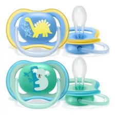 Chupeta Ultra Air Dupla 18m+ Plus C/ 2 Avent Original