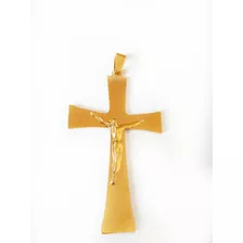 Medalla Crucifijo Jesucristo Acero Inoxidable Paz Protección